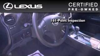 Certified 2009 Lexus IS 250 Salinas CA