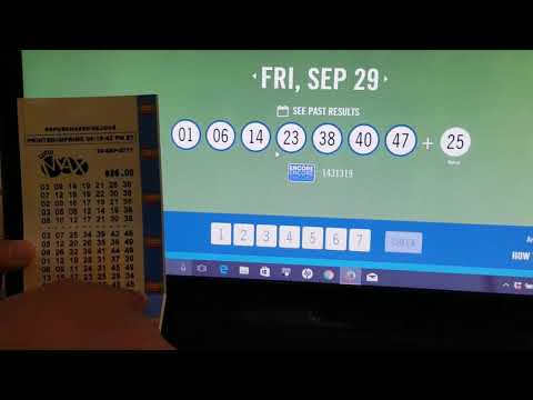 LottoMax - Winning Ticket #29/09/2017 LottoMax - Winning Ticket #29/09/2017
