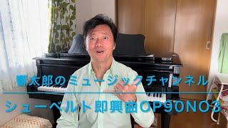 100本目の動画💖シューベルト即興曲OP90no3 Schubert impromptus OP90no3