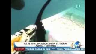 NewsLife: PCG retrieval operations on MV St. Thomas Aquinas-1 continues || Aug. 21, 2013