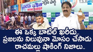 Rachamallu Siva Prasad Reddy Shocking Comments On AP Liqour Scam | Chandrababu |@SakshiTVLIVE