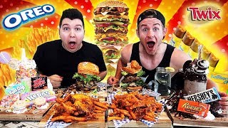 THE ALL AMERICAN CHEAT MEAL CHALLENGE (25,000+ CALORIES)