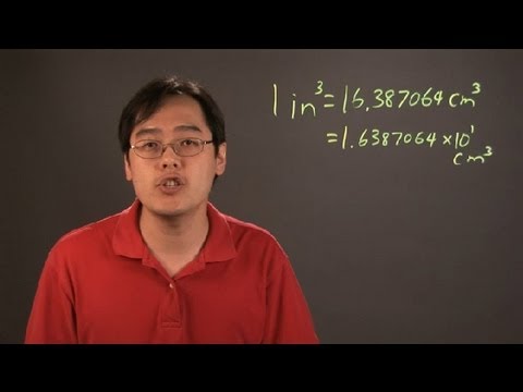 How to Calculate Cubic Inches Into Centimeters Cubed in Scientific Notation : Math Calculations How to Calculate Cubic Inches Into Centimeters Cubed in Scientific Notation : Math Calculations