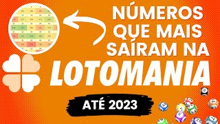 LOTOMANIA: ESTUDO DA FREQUÊNCIA DAS DEZENAS até 2023