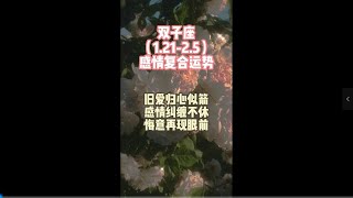 双子座（1.21-2.5）感情复合运势，旧爱归心似箭，感情纠缠不休，悔意再现眼前。#星座 #爱情 #前任 #复合