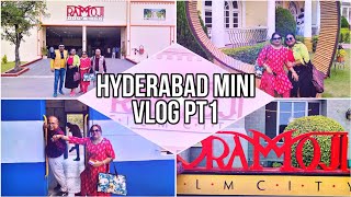 Hyderabad tour mini vlog part 1 | A day at Ramoji Film City Hyderabad | Travel 2024