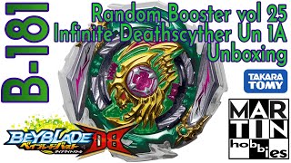 Beyblade B-181 Random Booster vol 25 - Infinite Deathscyther Un 1A