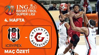 BSL 4. Hafta Özet | Beşiktaş Icrypex 68-70 Gaziantep Basketbol