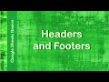 Google Sheets Basics - Headers and Footers | Technology Education