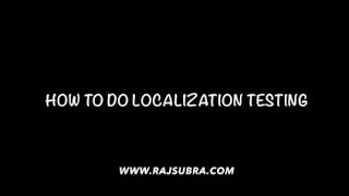 How To Do Localization Testing