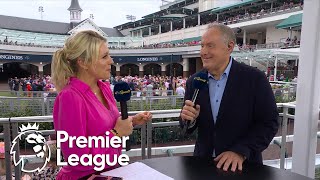 Andres Cantor tries his hand in horse racing ahead of Kentucky Derby | Premier League | NBC Sports