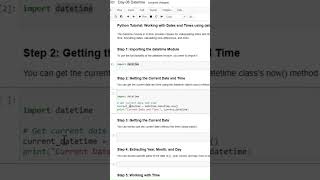 Datetime | 100 Days of Python Programming | Day 06-2