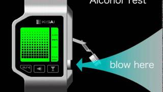 Tokyoflash Japan Design Challenge: How Drunk Are You? LCD Touch Screen Watch Design