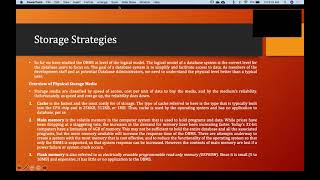 DBMS Storage Strategies | Lecture - 5