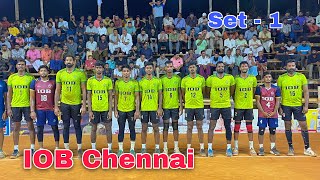 Fire Match 🔥 IOB Chennai Vs KSEB | Set - 1 | Wayanad All India Tournament