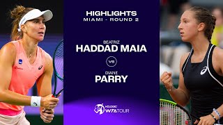 Beatriz Haddad Maia vs. Diane Parry  | 2024 Miami Round 2 | WTA Match Highlights