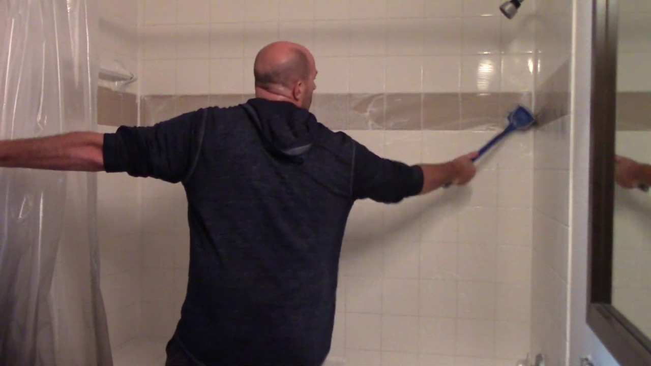 Fastest Way To Clean A Shower - Super Easy! - YouTube