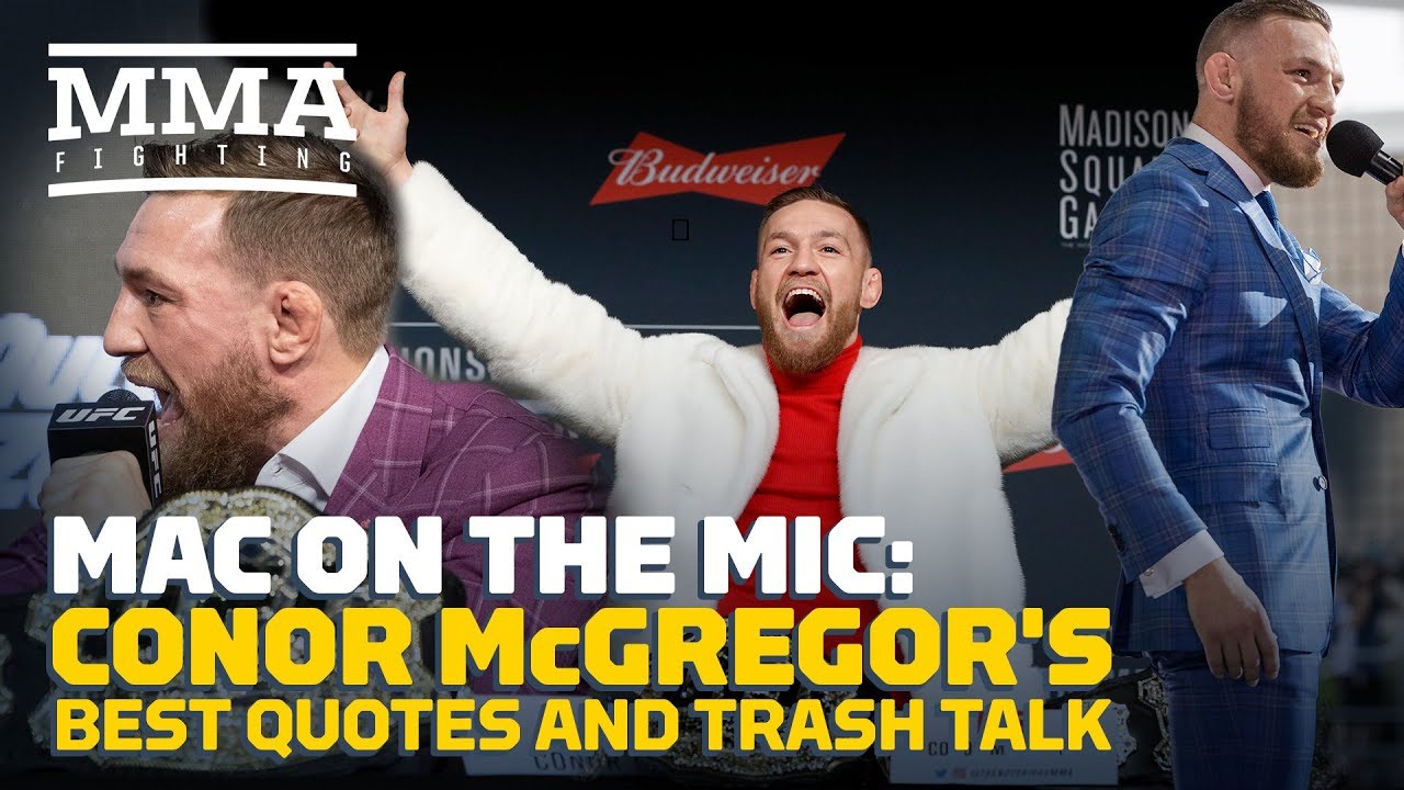 Ufc Conor Mcgregor Best Trash Talk At Laura Livingstone Learmonth Blog