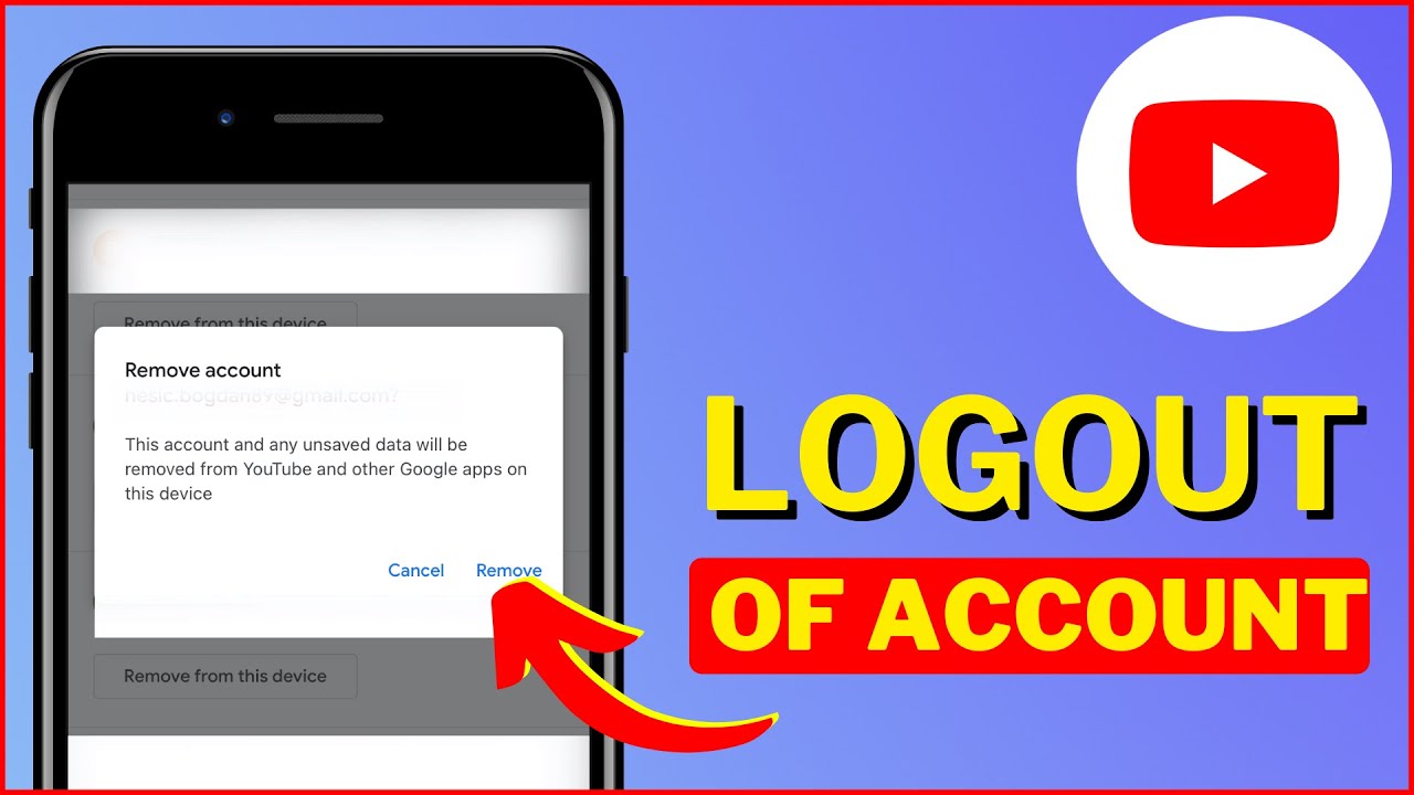 How To Logout Of Youtube Account On Mobile Youtube How To Logout Of Youtube Account On Mobile Youtube
