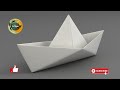 Tips Cara membuat Kapal Perahu Kertas - Origami perahu kertas