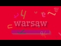 WARSAW - HOW TO PRONOUNCE IT?