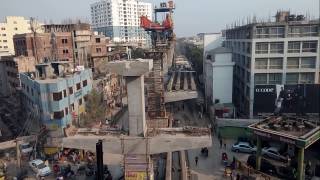 Mouchak-Malibagh flyover construction