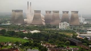 Ferrybridge Cooling Tower Demolition