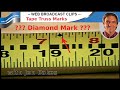 Diamond Truss Marks on Tape Measures