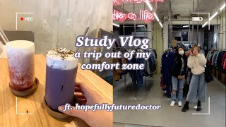 [Study Vlog #63] short trip to Berlin, mental breakdown bangs,  food 🤤🤍 ft. hopefullyfuturedoctor