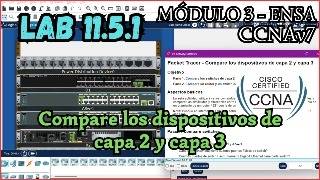 11.5.1 Packet tracer - Comparar dispositivos de Capa 2 y Capa 3 (Resolucion)