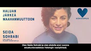 Seida Sohrabi - ehdolla eduskuntaan 2023