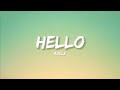 Adele - Hello (Lyrics)