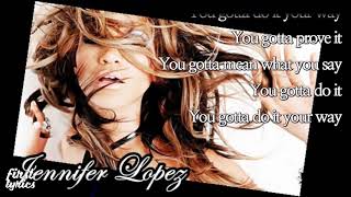 Jennifer Lopez - Let's Get Loud - Lyrics