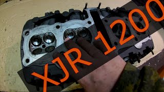 Ямаха xjr 1200 притирка , регулировка клапанов, своими руками!!!