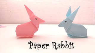 Easy origami rabbit for beginners | how to make paper animals easy without glue