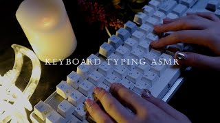 ASMR(No Talking) 무접점 키보드 사운드 / Keyboard Typing Sound 50min / 소리집중