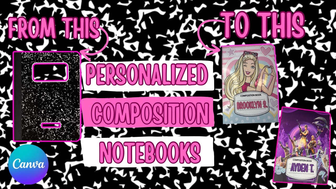 Personalized Composition Notebooks Tutorial Youtube