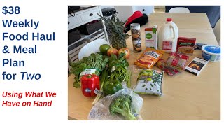 $38 Grocery Haul and Meal Plan for Two