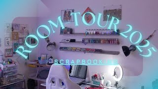 🎀[VISITE] ROOM-TOUR 2025, APRÈS UN REAMENAGEMENT. #roomtour, #scraproom, #scrapbooking, #atelier .🎀