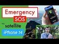 Emergency SOS via satellite on iPhone