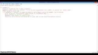 Python Programming - Password Checker (using While Loop)