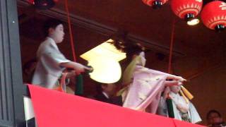 祇園祭　2011年　稚児舞披露