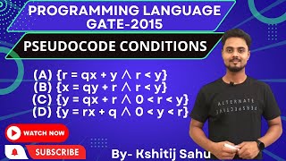 Programming Language GATE-2015 Problem Solution