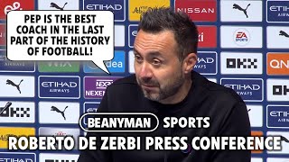'Pep the BEST COACH in last part of history of football!' | Man City 3-1 Brighton | Roberto De Zerbi