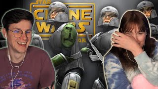 We LOVE the Domino Squad! | CLONE WARS First Watch | "Clone Cadets" 3x1 Reaction