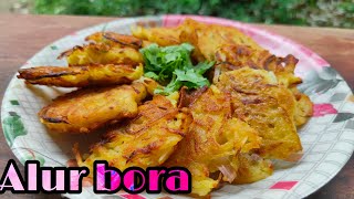 আলুর বড়া।।মুচমুচে সুস্বাদু স্যান্কস।।Bengali style potato pancakes recipe।।by Sanar Kitchen।।