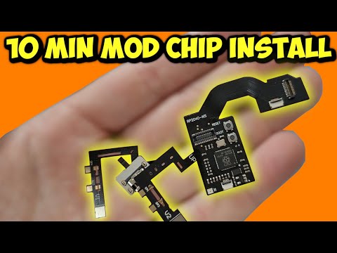 Install a mod chip within 10 minutes (including flashing it!)