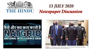 The Hindu Newspaper Discussion 13 JULY 2020