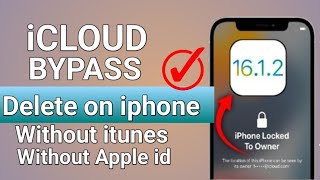 iCloud Bypass Delete On iPhone - How To Unlock Activation Lock - Without iTunes Without Apple-iD