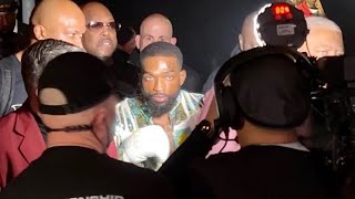 LOCKED IN FRANK MARTIN WITH DERRICK JAMES MOMENTS BEFORE MICHEL RIVERA FIGHT - FULL RING WALK